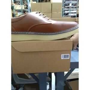 Deer Stags Men's Oakland Plain Toe Casual Oxford Shoe Brown Size: 11